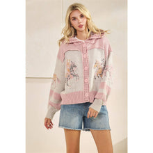 Load image into Gallery viewer, Horse Print Sweater
