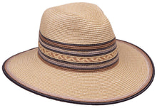 Load image into Gallery viewer, Straw Hat - Safari, Patterned
