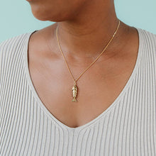 Load image into Gallery viewer, Lucky Goldfish Necklace: 18 Inch
