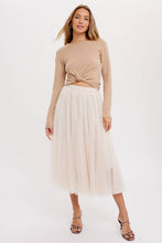 Load image into Gallery viewer, Tulle Midi Skirt
