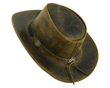 Load image into Gallery viewer, Sahara Western Leather Hat
