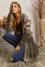 Load image into Gallery viewer, Aztec Fringe Cardigan
