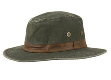 Load image into Gallery viewer, Outdoor Canvas Cotton Safari Hat w/Leather Band

