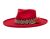 Load image into Gallery viewer, Wool Felt Fedora w/Curled Brim &amp; Trim
