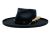 Load image into Gallery viewer, Wool Felt Fedora w/Curled Brim &amp; Trim
