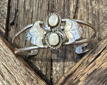Load image into Gallery viewer, Vintage Navajo Mother of Pearl Cuff
