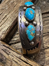 Load image into Gallery viewer, Vintage Turquoise Cuff
