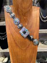 Load image into Gallery viewer, Old Pawn Concho Turquoise Belt
