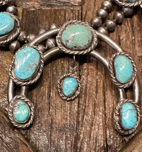 Load image into Gallery viewer, Vintage Turquoise Squash Blossom
