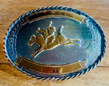 Load image into Gallery viewer, Bucking Bronco Nickel Silver Belt Buckle
