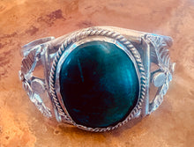 Load image into Gallery viewer, Vintage Navajo Turquoise Cuff

