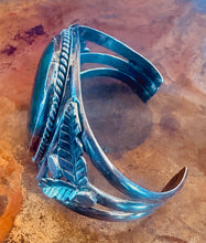 Load image into Gallery viewer, Vintage Navajo Turquoise Cuff
