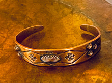 Load image into Gallery viewer, Fred Harvey Inspired Copper Cuff

