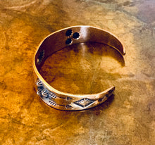 Load image into Gallery viewer, Fred Harvey Inspired Copper Cuff
