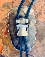 Load image into Gallery viewer, Vintage Large Turquoise Bolo Tie
