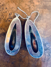 Load image into Gallery viewer, Vintage Turquoise and Shell Composite Teardrop Earrings
