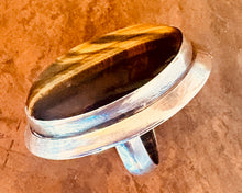 Load image into Gallery viewer, Vintage Tiger’s Eye Statement Ring
