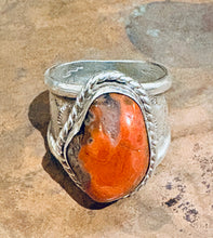 Load image into Gallery viewer, Vintage Red Jasper Statement Ring
