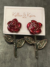 Load image into Gallery viewer, 3-D Front Back Earrings
