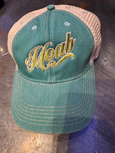 Load image into Gallery viewer, Vintage Washed Cap with mesh back-TEAL
