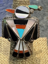 Load image into Gallery viewer, Vintage Zuni Thunderbird Ring
