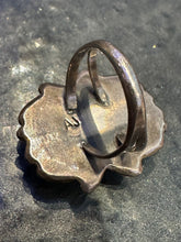 Load image into Gallery viewer, Vintage Square Cut Turquoise Ring
