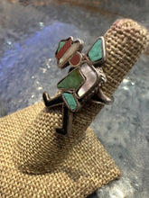 Load image into Gallery viewer, Vintage Zuni Kachina Dancer Ring
