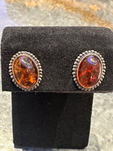 Load image into Gallery viewer, Vintage Amber Earrings
