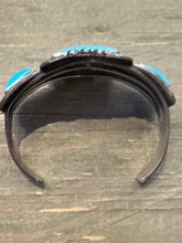 Load image into Gallery viewer, Vintage  Navajo Turquoise Cuff
