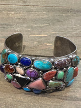 Load image into Gallery viewer, Vintage  Navajo Multi-Stone Cuff
