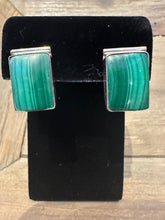 Load image into Gallery viewer, Vintage  Malachite Earrings
