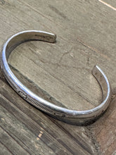 Load image into Gallery viewer, Vintage Sterling Silver Cuff
