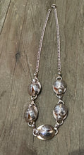 Load image into Gallery viewer, Vintage Sterling Silver Scarab Beetle Concho Necklace
