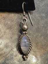 Load image into Gallery viewer, Vintage Sterling Moonstone Earrings
