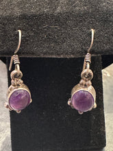 Load image into Gallery viewer, Vintage Amethyst Earrings

