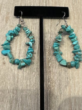 Load image into Gallery viewer, Vintage Turquoise Nugget Earrings
