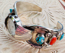 Load image into Gallery viewer, Vintage Sterling Women's Cuff Watch
