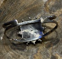 Load image into Gallery viewer, Gorgeous Multi-Stone Sterling Silver Flower Cuff
