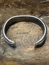 Load image into Gallery viewer, Vintage Zuni Sterling Twisted Wire Rope Cuff
