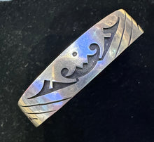 Load image into Gallery viewer, Hopi Sterling Silver Cuff

