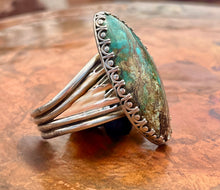 Load image into Gallery viewer, Vintage Royston Turquoise Sterling Silver Cuff
