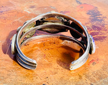 Load image into Gallery viewer, Vintage Sterling Watch Cuff – Purple Mojave Turquoise
