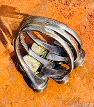 Load image into Gallery viewer, Vintage Multi-Stone Sterling Cluster Ring
