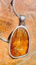 Load image into Gallery viewer, Vintage Amber Pendant Necklace
