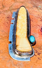 Load image into Gallery viewer, Sterling Silver Pendant – Ivory &amp; Turquoise
