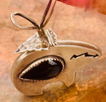 Load image into Gallery viewer, Vintage Onyx Bear Pendant
