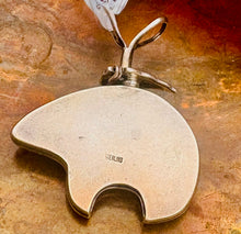 Load image into Gallery viewer, Vintage Onyx Bear Pendant
