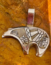Load image into Gallery viewer, Vintage Storyteller Bear Pendant
