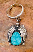 Load image into Gallery viewer, Vintage Turquoise Dangle Ring
