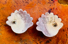 Load image into Gallery viewer, Vintage Navajo Turquoise Sunburst Earrings
